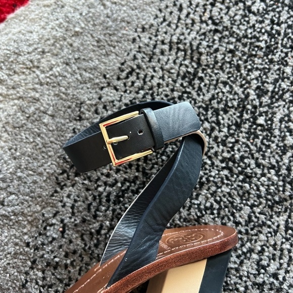 Tory Burch Bleecker Strappy Hexagon Heels - Picture 3 of 7